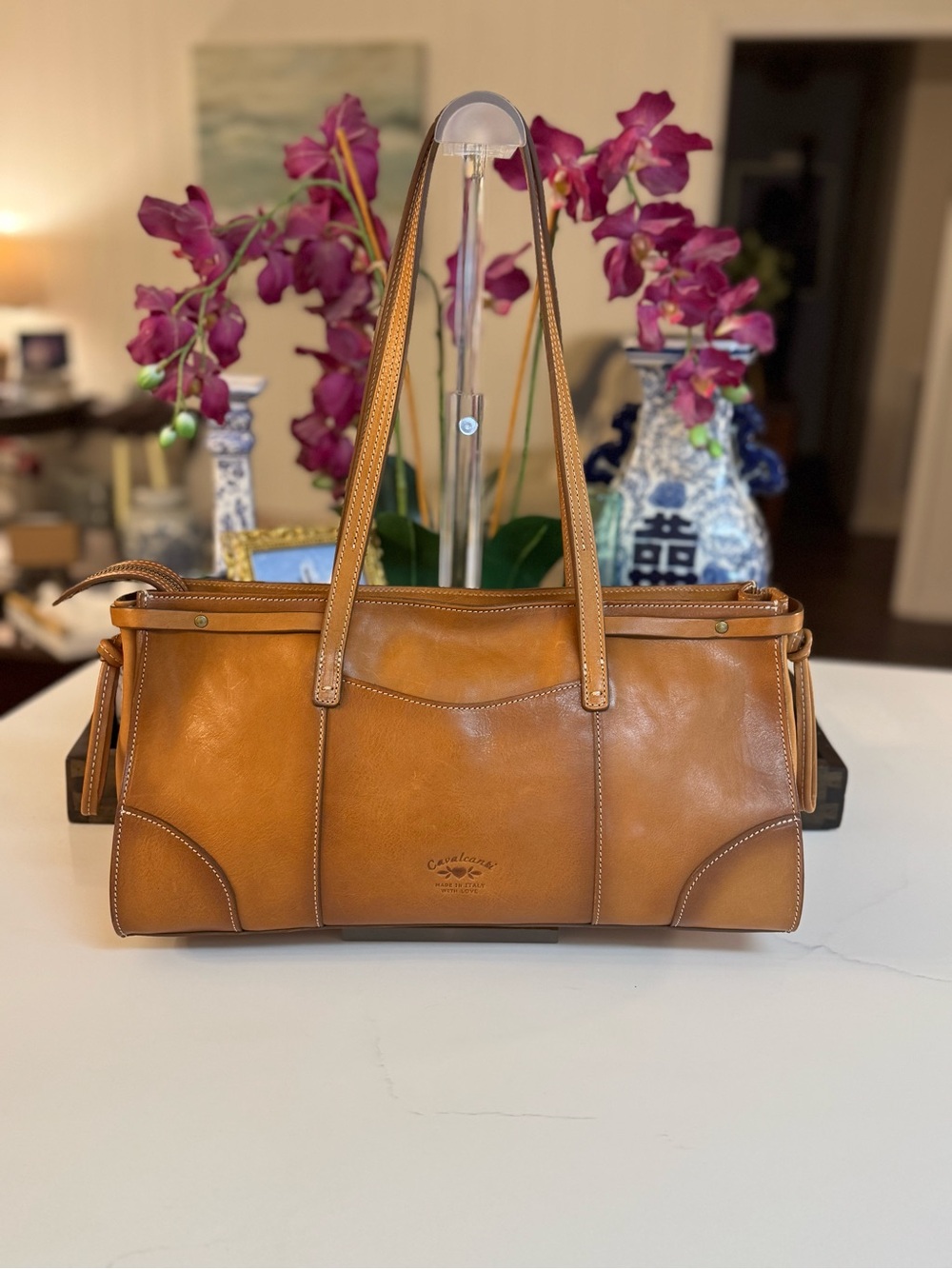 🤎 NWT CAVALCANTI EAST WEST SATCHEL! 🤎🤎